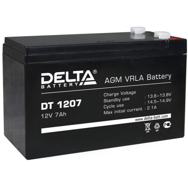 Аккумулятор Delta DT 1207 в Твери