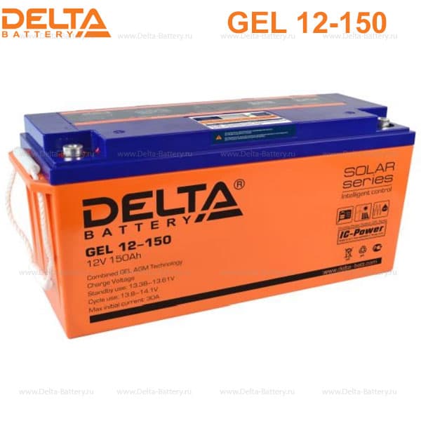 Аккумуляторная батарея Delta GEL 12-150 в Твери