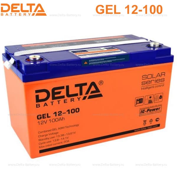 Аккумуляторная батарея Delta GEL 12-100 в Твери