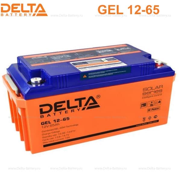 Аккумуляторная батарея Delta GEL 12-65 в Твери