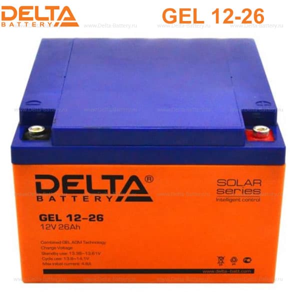Аккумуляторная батарея Delta GEL 12-26 в Твери