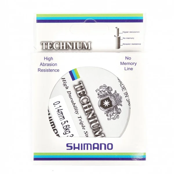 Леска зимняя Shimano Technium 30 м. 0,08 мм в Твери