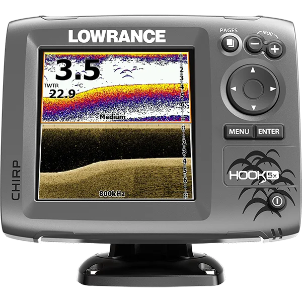 Эхолот Lowrance Hook-5 Mid/High/DownScan в Твери