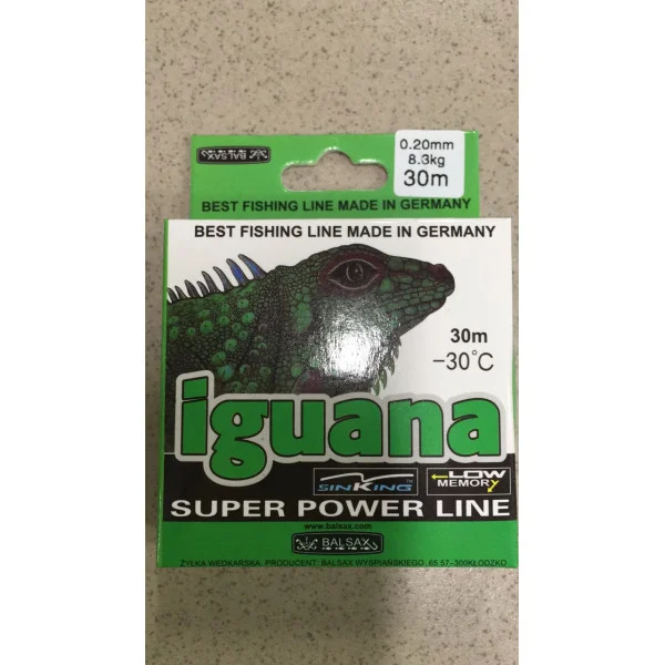 Леска зимняя Iguana -30C 30 м. 0,10 мм в Твери