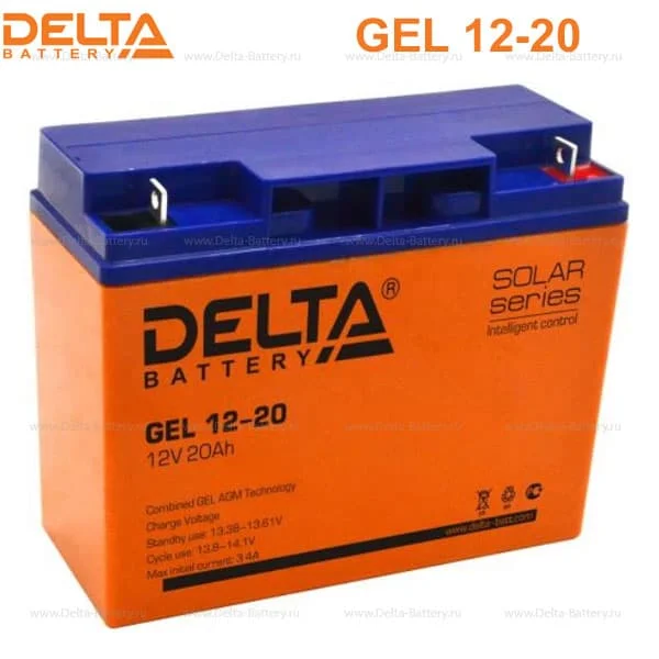 Аккумуляторная батарея Delta GEL 12-20 (12V / 20Ah) в Твери