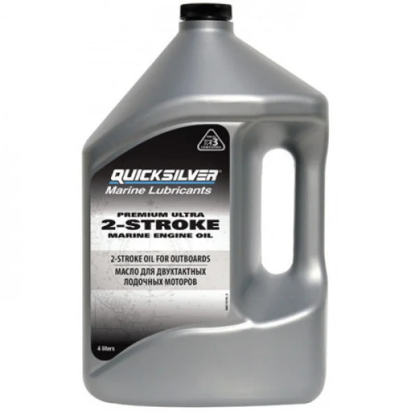 Масло Quicksilver 2-stroke Premium Ultra TCW3 4л 92-8M0170005 в Твери
